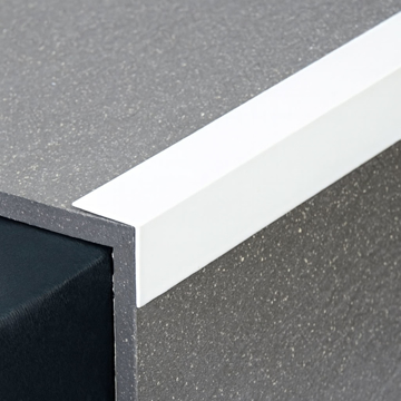 Slika PVC zaštitna lajsna za keramiku L profil bela 10x10 mm 2,7 m